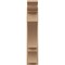 Ekena Millwork 8-in W x 28-in D x 40-in H Balboa Trad Rough Cedar Woodgrain TimberThane Outlooker, Primed Tan OUTUR080X28X40BOA04RCPR - alternate 4